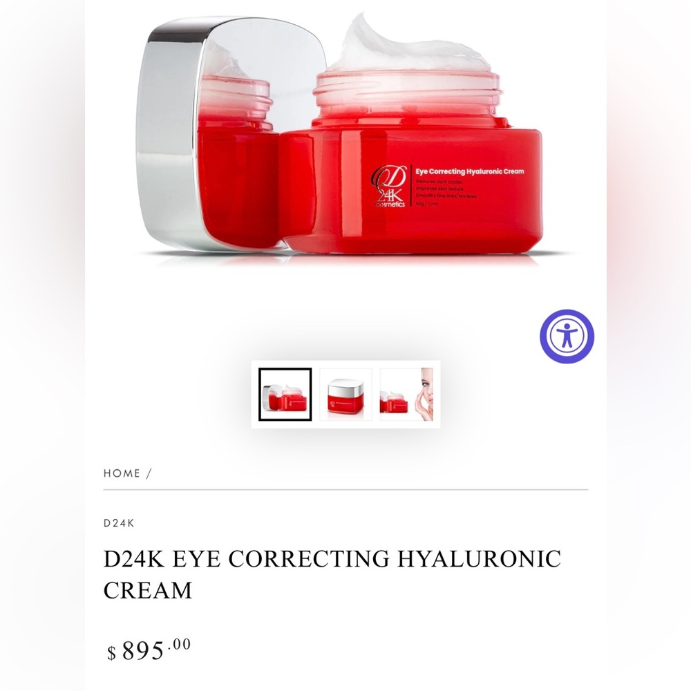 D24K EYE CORRECTING HYALURONIC CREAM - Picture 6 of 6
